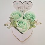 Caixa Coração Rosas - Adoro-te Padrinho