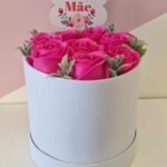 Caixa de rosas de sabão – Adoro-te Mãe